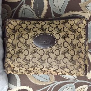 🐴SALE🐴 CELINE Monogram Logo Travel Clutch